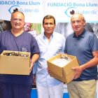 Gafas refugiados saharauis entregadas por Dr Luis Salvà