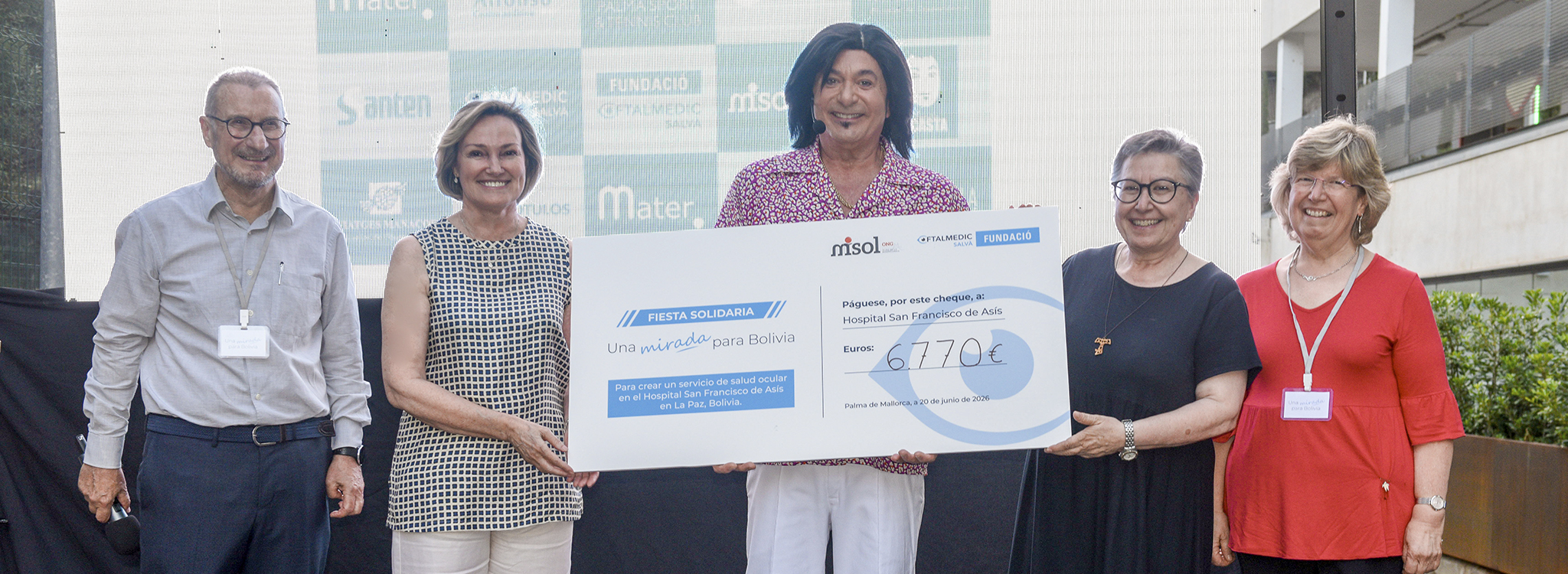 Fiesta Solidaria Fundació Oftalmedic Salvà: casi 7.000 euros para impulsar la salud ocular en La Paz